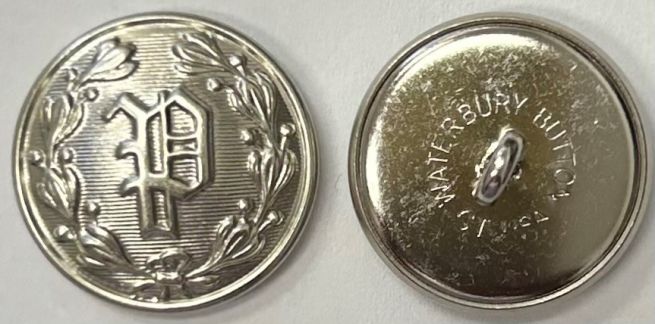 P UNIFORM JACKET NICKEL BUTTON = 1 P NICKEL UNIFORM BUTTON ONLY.